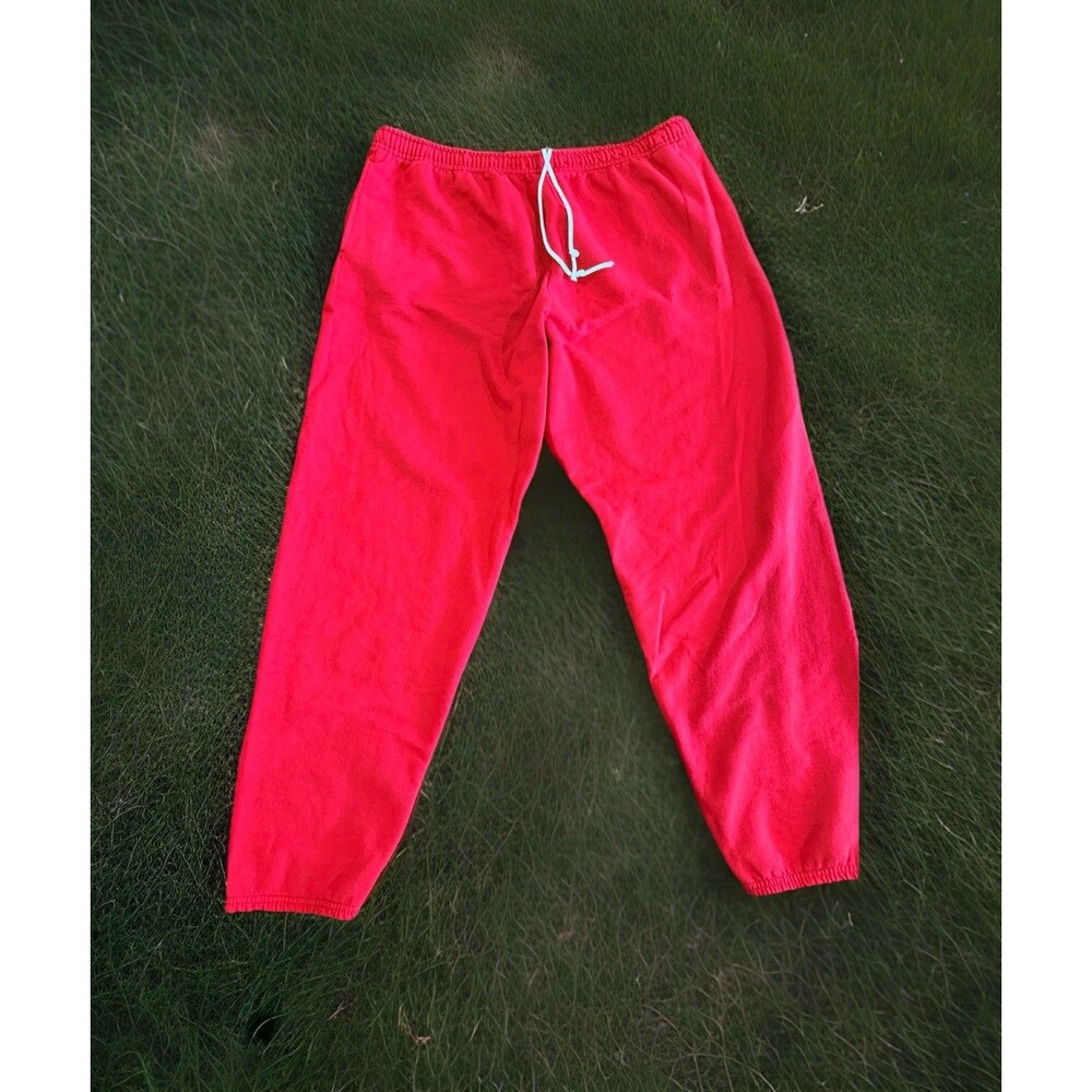 BIG & TALL Athletic Works Red Sweatpants Size 2XL Good Used Condition